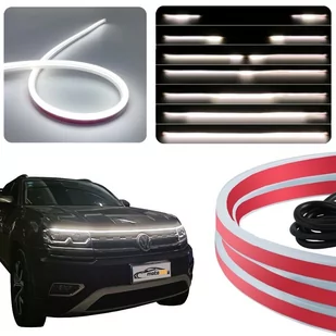 Elastyczne światła dzienne pod maskę 120cm DRL LED 12V +WOW - Lampy przednie - miniaturka - grafika 1
