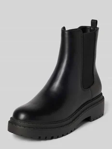 Buty chelsea z zawieszką z logo model ‘Leanna’ - Botki damskie - miniaturka - grafika 1