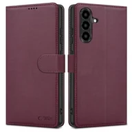 Etui i futerały do telefonów - Etui TECH-PROTECT Wallet do Samsung Galaxy A26 5G/A17 4G/5G Bordowy - miniaturka - grafika 1