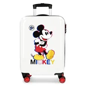 Walizki - Disney Mickey Y Minnie Colors Walizka kabinowa, jeden rozmiar, Biały, Talla única, Walizka kabinowa - miniaturka - grafika 1