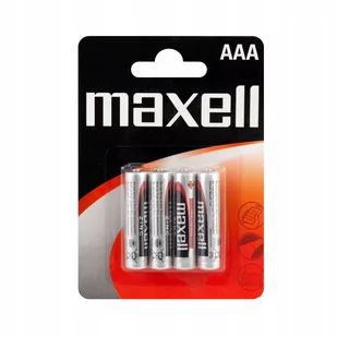 Maxell Baterie cynkowo-mangamowe AAA 4szt. 774407.04.EU - Baterie i akcesoria - miniaturka - grafika 2