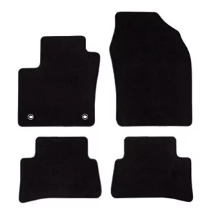 MAT10 – Silver-Line: Toyota C-HR rok produkcji 2017-01 dywaniki samochodowe welurowe jakość premium, 4-częściowy, kolor czarny, gwarantowane dopasowanie - Dywaniki samochodowe - miniaturka - grafika 1