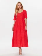 Sukienki - YAS Sukienka codzienna 26029550 Różowy Loose Fit - miniaturka - grafika 1