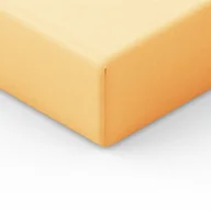 Prześcieradła - Prześcieradło jersey z gumką 180x200 żółte - miniaturka - grafika 1