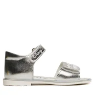 Buty dla dziewczynek - Sandały Primigi 3912011 S Srebrny - miniaturka - grafika 1