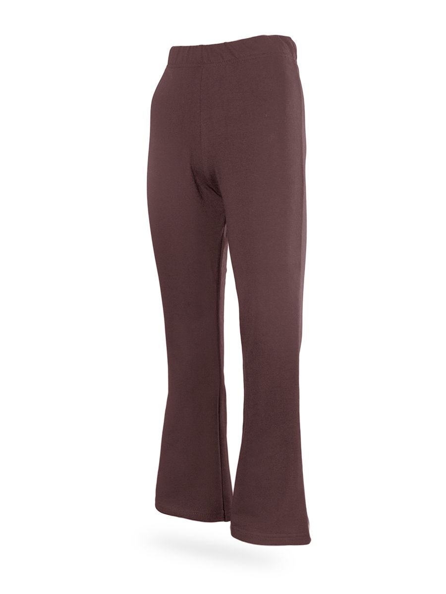 Dziewczęce legginsy dzwony gładkie brązowe Tup Tup