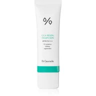 Balsamy i kremy do opalania - Dr Ceuracle Dr Ceuracle Cica Regen Vegan Sun SPF 50+ PA ++++ Delikatny wegański krem przeciwsłoneczny 50 ml - miniaturka - grafika 1