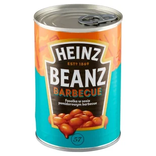 Heinz Fasolka w sosie pomidorowym barbecue Heinz Beanz 390 g - Mieszanki warzywne, sałatki - miniaturka - grafika 1
