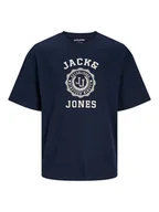 Koszulki męskie - Jack & Jones Koszulka w kolorze granatowym - miniaturka - grafika 1