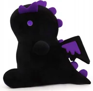 Maskotki i pluszaki - Maskotka Dinozaur Czarny Dla Dzieci Pluszowa Zabawka Miękka 40 cm - miniaturka - grafika 1