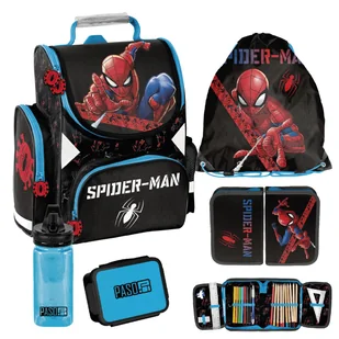 Zestaw szkolny 5-elementowy Spider-Man Paso dla chłopca klasa 1 - Zestawy szkolne - miniaturka - grafika 1
