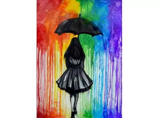 OBRAZ MALOWANIE PO NUMERACH RAMA 40x50cm POSTAĆ W KOLOROWYM DESZCZU - Malowanie po numerach OBRAZ MALOWANIE PO NUMERACH RAMA 40x50cm POSTAĆ W KOLOROWYM DESZCZU - Malowanie po numerach - miniaturka - grafika 1