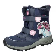 Śniegowce damskie - Kappa Deutschland Unisex dziecięcy kod stylu: 261045k Flake Ii Tex K Girls śniegowce, Navy Pink, 27 EU - miniaturka - grafika 1