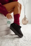 Rajstopy - Getry damskie bawełniane o prążkowanej fakturze BORDOWE Milena - miniaturka - grafika 1
