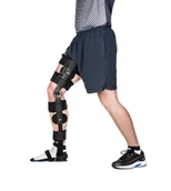 Ortezy, stabilizatory i opaski elastyczne - QMED QMED KAFO Orteza stawu kolanowego i skokowego rozmiar L - miniaturka - grafika 1