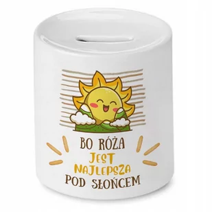 Skarbonka Dla Róży Idealny Urodziny Prezent z Nadrukiem ze Zdjęciem - Skarbonki - miniaturka - grafika 1