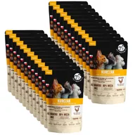 Mokra karma dla kotów - PetRepublic drobno siekane kawałki w delikatnym sosie kurczak 12x100g dla kota - miniaturka - grafika 1