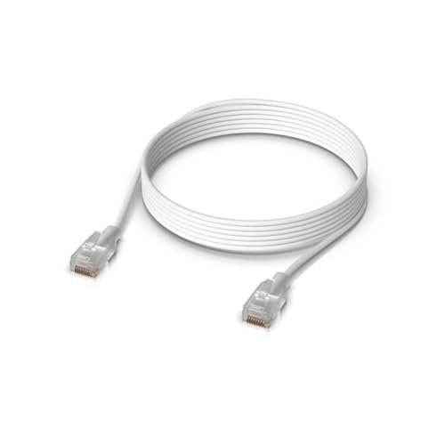 Ubiquiti UACC-Cable-Patch-EL-3M-W kabel sieciowy Półprzezroczysty, Biały Cat6