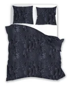 Pościel - Faro Pościel satyna bawełniana premium 220x200+2x70x80 Milagro Verde 016 Nocna liście - miniaturka - grafika 1