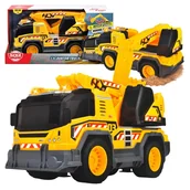 Samochody i pojazdy dla dzieci - Dickie Toys Ciężarówko-Koparka Interaktywny Pojazd 30 cm - miniaturka - grafika 1