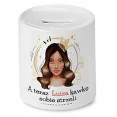 Skarbonki - Skarbonka Dla Luizy na Urodziny Imieniny Prezent z Nadrukiem ze Zdjęciem - miniaturka - grafika 1