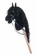 Maskotki i pluszaki - Konik na patyku HKM Hobby Horse czarny - miniaturka - grafika 1