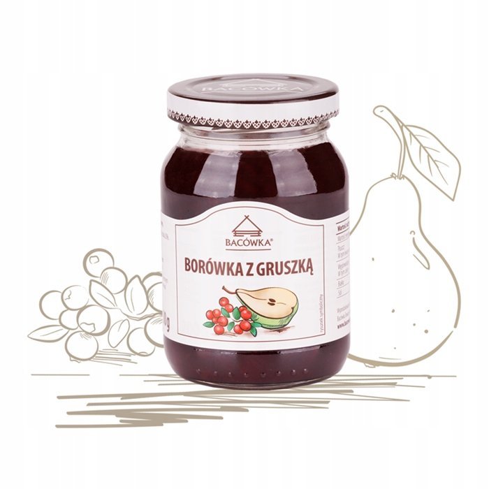 Borówka z gruszką 200g Bacówka