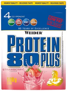 Weider - Białko 80 Plus, Wanilia, Proszek, 500g - Suplementy diety - miniaturka - grafika 1