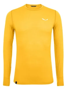 Salewa Koszulka funkcyjna "Pedroc 2" w kolorze żółtym - Koszulki sportowe męskie - miniaturka - grafika 1