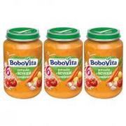 Dania dla dzieci - BoboVita Potrawka z indykiem i pomidorami po 6 miesiącu Zestaw 3 x 190 g - miniaturka - grafika 1