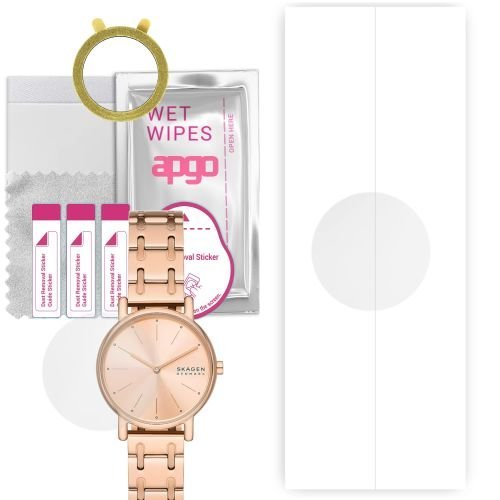 1x folia hydrożelowa ochronna do Skagen Signatur Lille Two-Hand - apgo Smartwatch Hydrogel Protection Ochrona na ekran smartwatcha