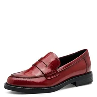 Kapcie damskie - Marco Tozzi Damskie kapcie 2-24308-45, DK.RED PAT, 39 EU, Dk Red Pat, 39 EU - miniaturka - grafika 1