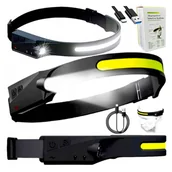 Latarki - LATARKA CZOŁOWA NA CZOŁO NA GŁOWE WATERPROOF MOCNA XJ4586 - miniaturka - grafika 1