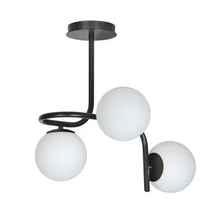 Emibig Kalf lampa wisząca 3-punktowa czarna 1030/3 - Lampy sufitowe - miniaturka - grafika 1