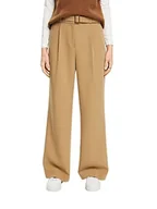 Spodnie damskie - ESPRIT Collection Spodnie damskie, 250/khaki beżowy, 32W / 32L - miniaturka - grafika 1