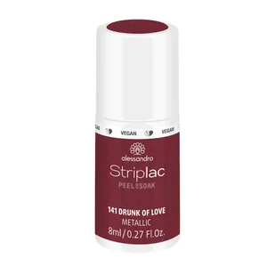 Alessandro Striplac Peel or Soak Drunk of Love - lakier do paznokci LED w metalicznym bordowym kolorze - idealne paznokcie w 15 minut, 8 ml - Lakiery do paznokci - miniaturka - grafika 2