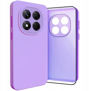 Etui do Xiaomi Redmi Note 14 Pro 5G Osłona Kamery, Fioletowe Szkło 9H - Etui i futerały do telefonów - miniaturka - grafika 1