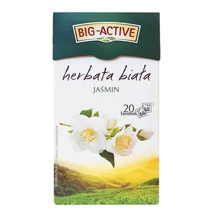 Big-Active Big-Active Herbata biała jaśmin 30 g (20 x 1,5 g) - Herbata - miniaturka - grafika 1