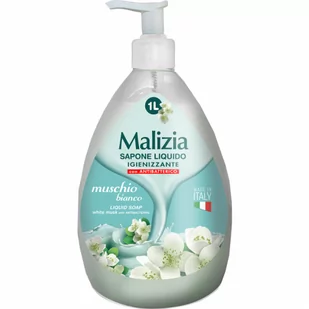 Malizia antybakteryjne mydło w płynie białe piżmo - Mydła - miniaturka - grafika 1