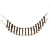 Klatki i wyposażenie dla ptaków - TIAKI wiszący most natura - dł. x szer. x wys.: 77 x 15 x 2 cm - miniaturka - grafika 1