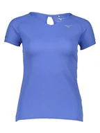 Koszulki sportowe damskie - Mizuno Koszulka funkcyjna "DryAeroflow" w kolorze niebieskim - miniaturka - grafika 1