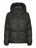 Kurtki damskie - VERO MODA Damska kurtka, krótka, bufor, czarny, 48 - miniaturka - grafika 1
