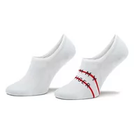 Skarpetki męskie - Zestaw 2 par stopek męskich Tommy Hilfiger 701222189 White 039 - miniaturka - grafika 1