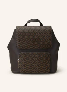 Calvin Klein CK Must Plecak miejski 28 cm brown mono - Plecaki - miniaturka - grafika 2