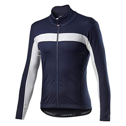 CASTELLI Męska kurtka sportowa Mortirolo Vi niebieski Savile Blue XL