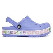 Buty dla dziewczynek - Klapki basenowe Crocs C-BAYABAND CLOG K 211302-5PY - miniaturka - grafika 1