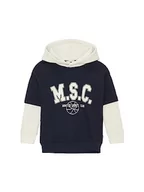 Bluzy dla chłopców - TOM TAILOR Chłopięca bluza z kapturem z nadrukiem, 10668-sky Captain Blue, 116-122 - miniaturka - grafika 1