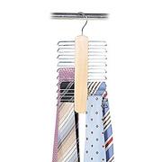 Wieszaki łazienkowe - Kesper Wieszak na krawaty użyteczny organizer krawatów do szafy lub garderoby B01411P440 - miniaturka - grafika 1