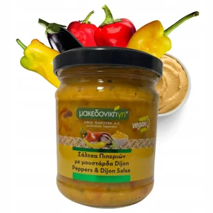 Grecka ostra pasta salsa paprykowa z musztardą DIJON 200g nowość - idealna - Pasty warzywne - miniaturka - grafika 1