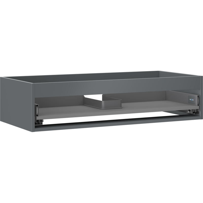 Mexen Box-A korpus szafki podumywalkowej 100 cm, 1 szuflada, grafit mat - 91AX0-1000-235-1-66